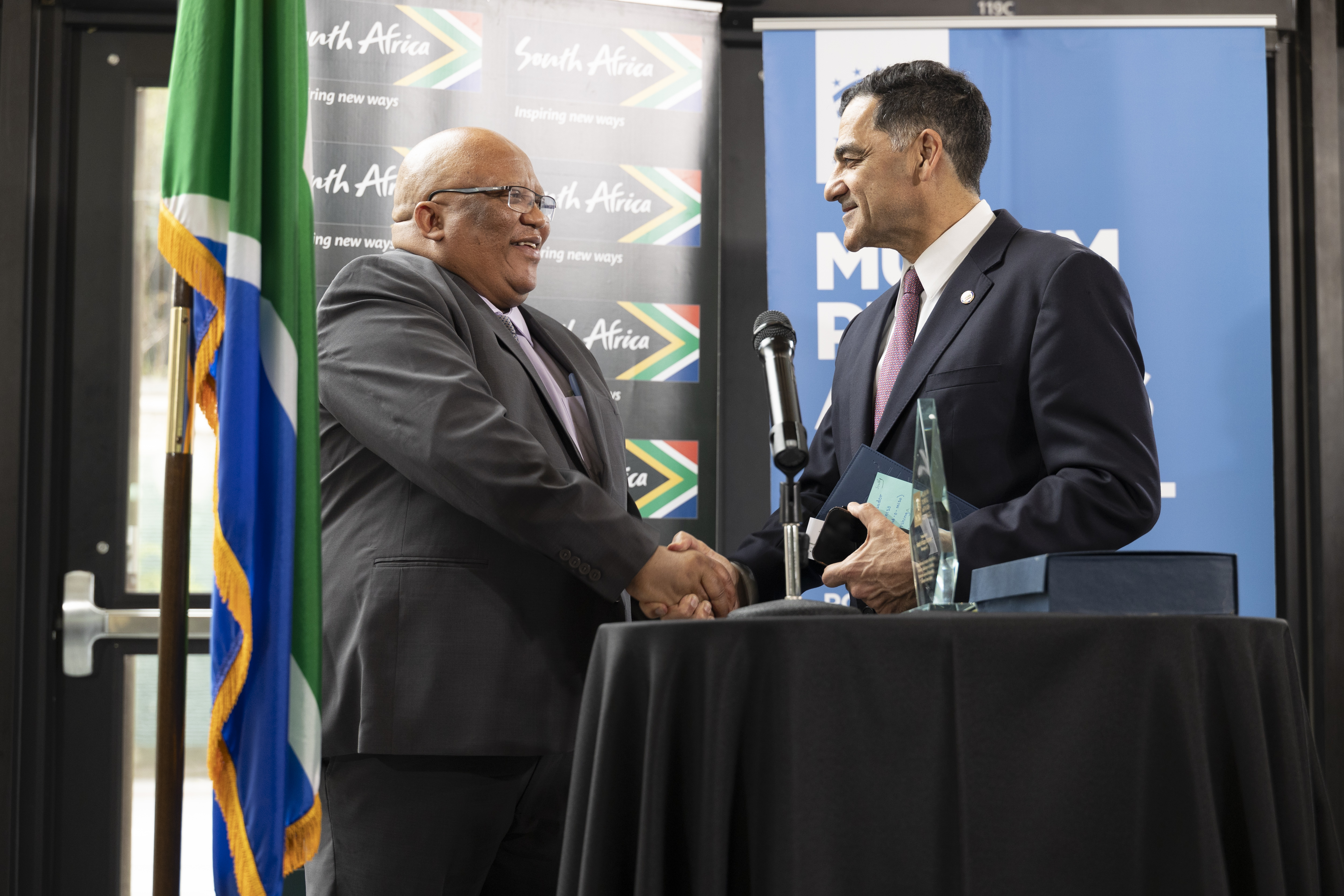 Salam Al-Marayati with Ambassador Ebrahim Rasool